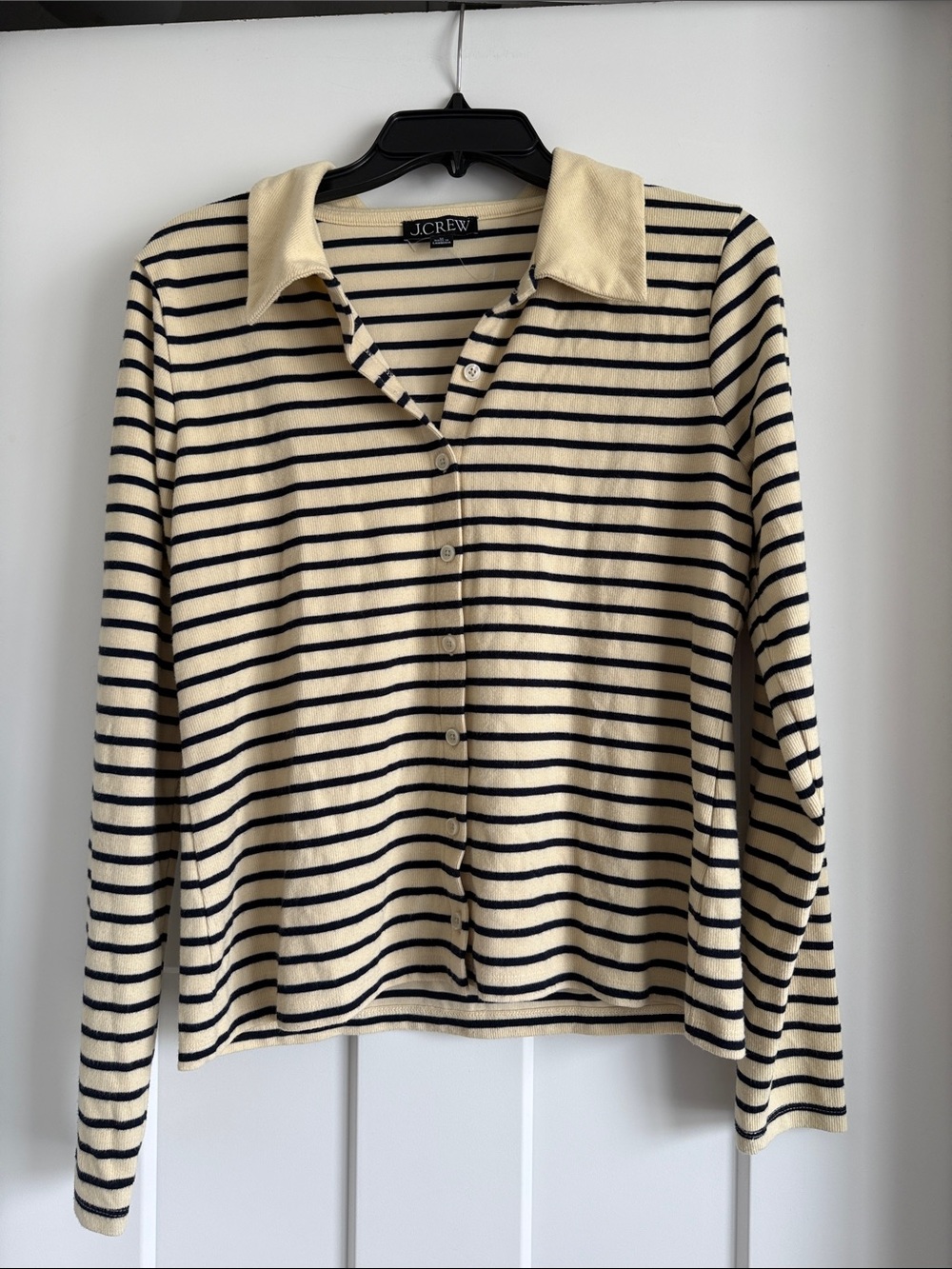 Jcrew button down stripped long sleeve